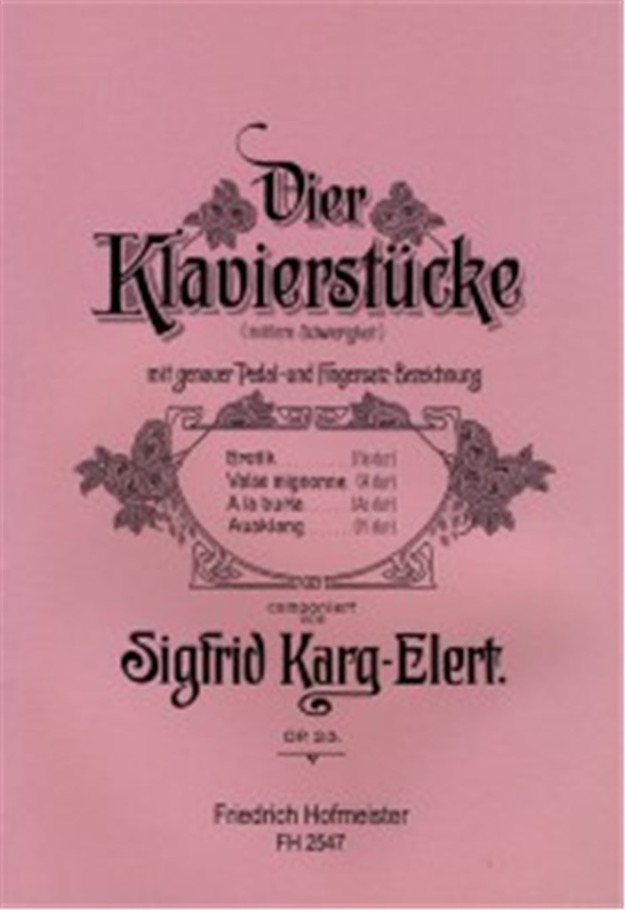 4 Klavierstücke, op. 23